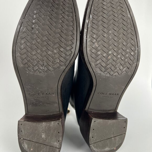 Cole Haan Waterproof Winnie Grand Booties Winter Boots Short Chunky Block Heel 9 - Picture 11 of 13